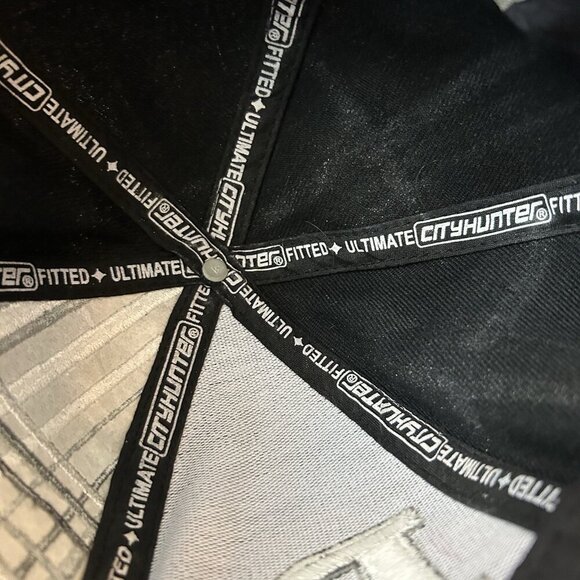 Washington DC Fitted Hip Hop Cap Size M Plaid Ultimate City Hunter Ultimate EUC - Picture 10 of 11